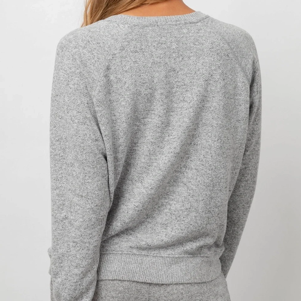 NWT • RAILS • Women’s Callahan Crewneck Sweater • Melange Grey / Gray • XS - Picture 3 of 14